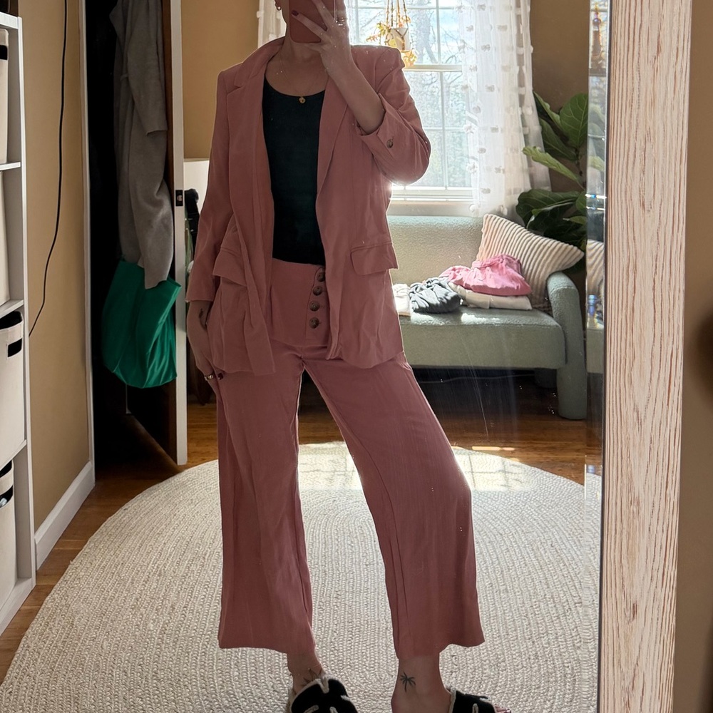 LOFT Wide-Leg Pantsuit